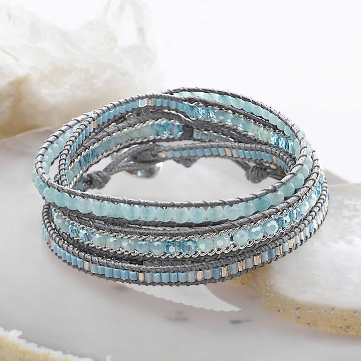 Blue Ocean Wrap Bracelet (BRC12831)