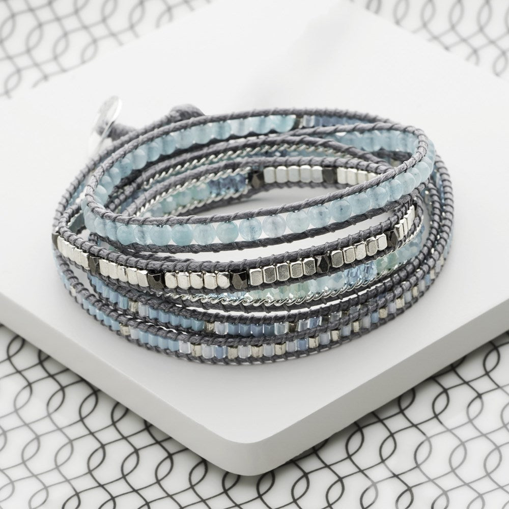 Blue Ocean Wrap Bracelet (BRC12831)