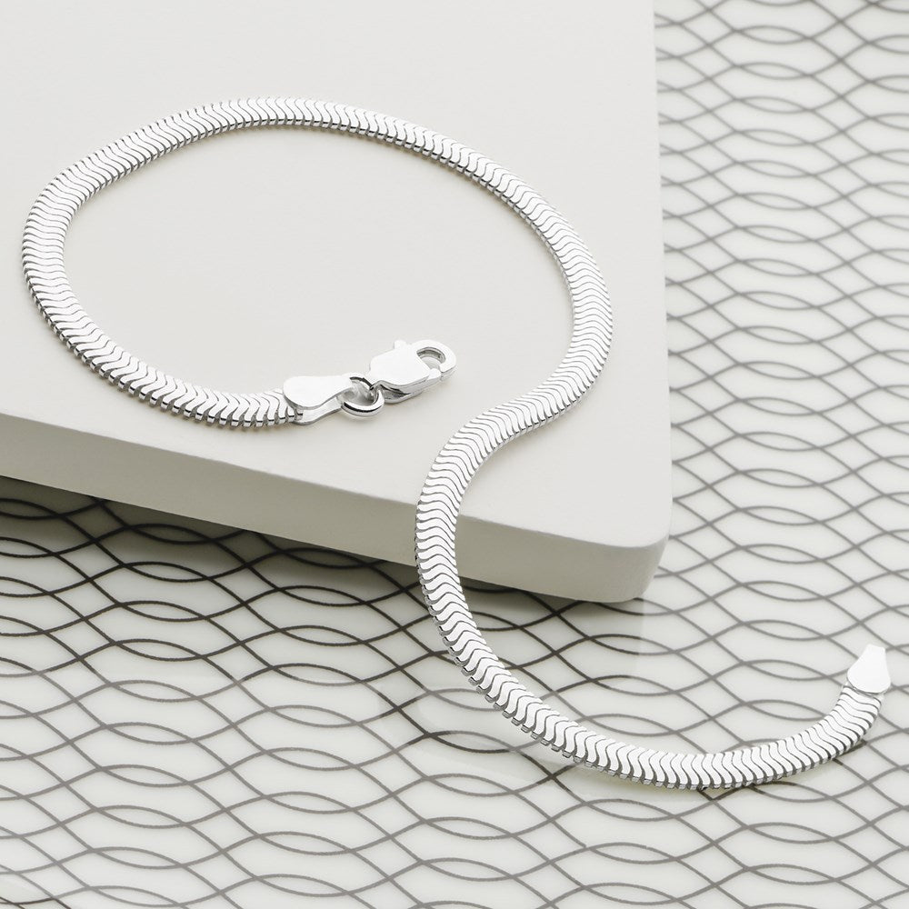 Herringbone Silver Gift Set