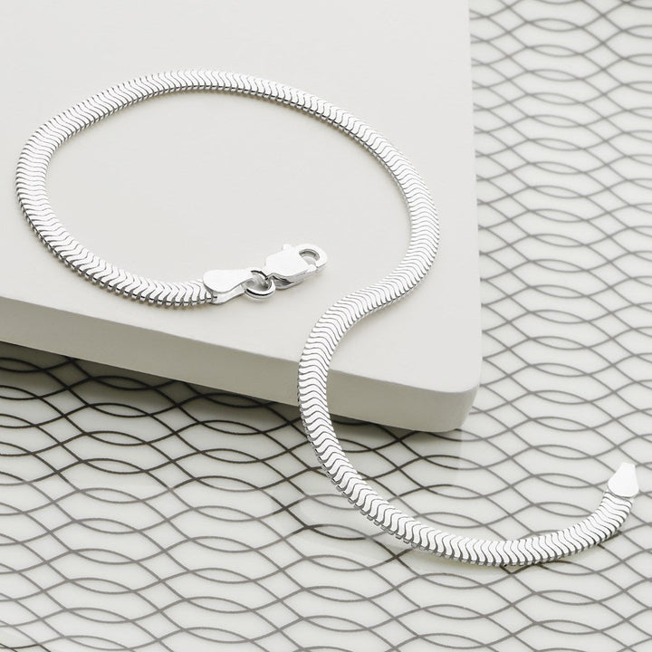 Herringbone Silver Gift Set