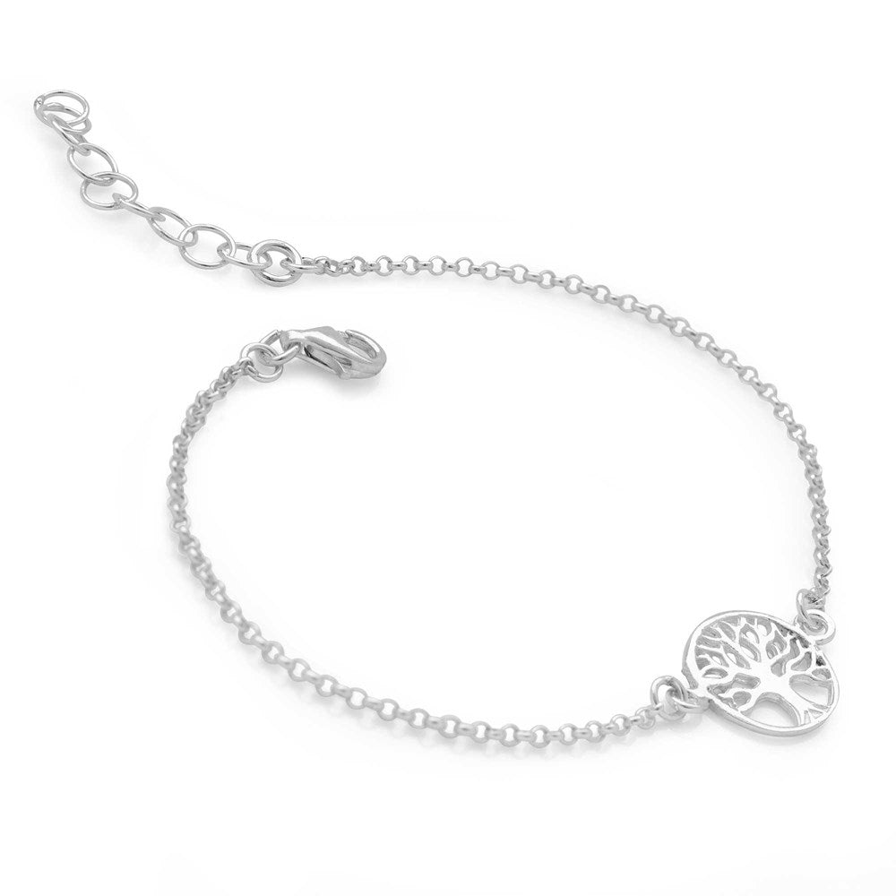 Tree of Life Silver Bracelet (BRC13921)