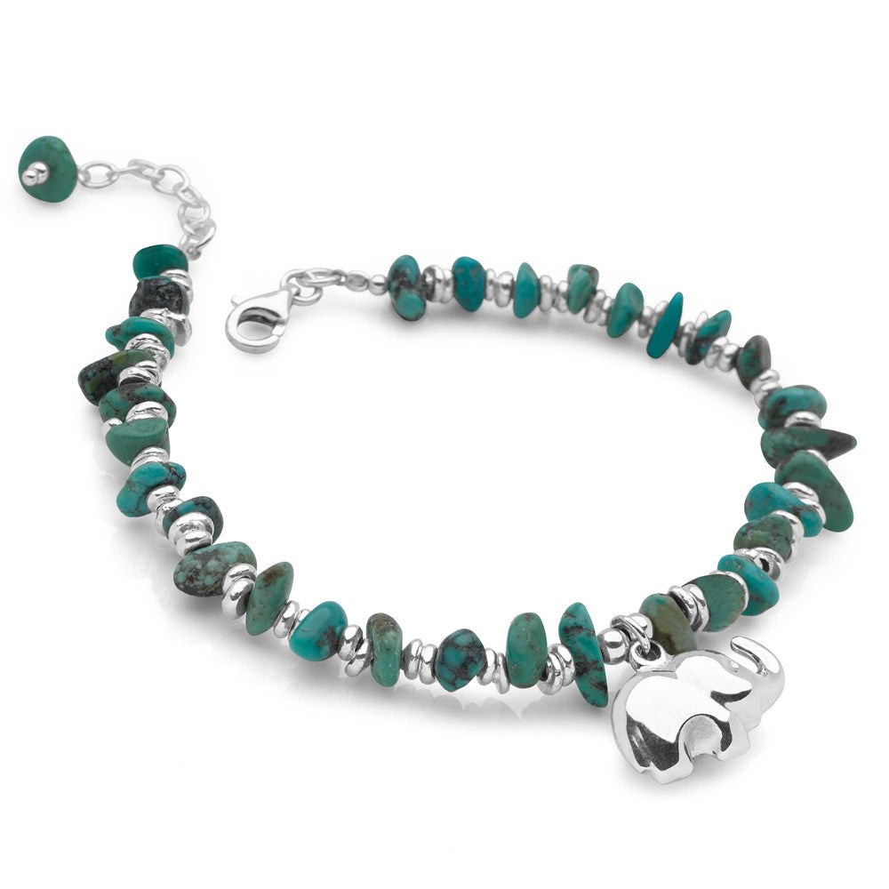 Namtu Turquoise Elephant Bracelet (BRC14091)