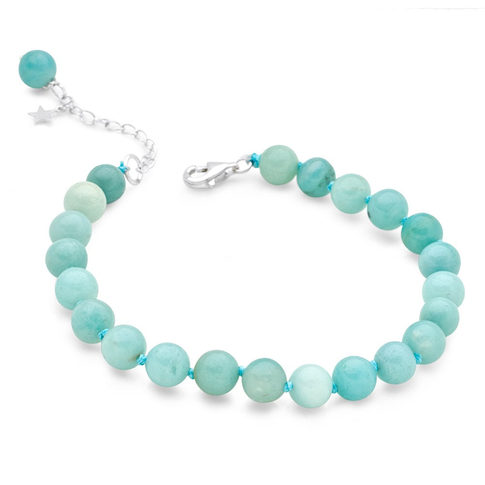 Amazonite Bead Bracelet (BRC16911)