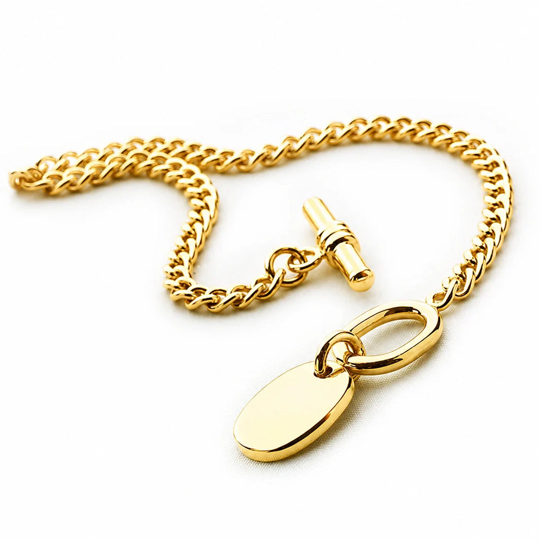 Gold Shelby Fob Bracelet