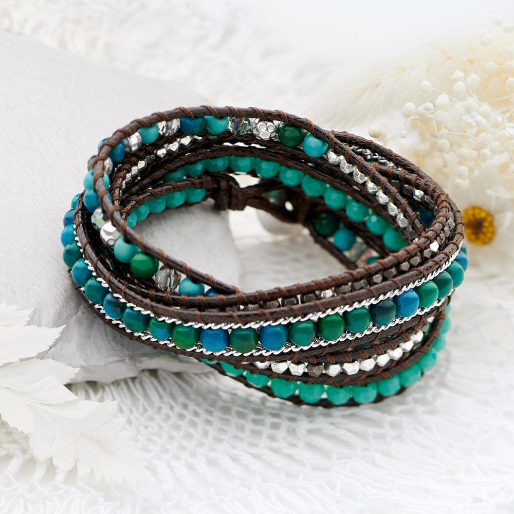 Tropical Lagoon Wrap Bracelet (BRC17641)