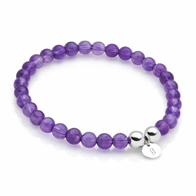 Bodhi Bead Amethyst Bracelet