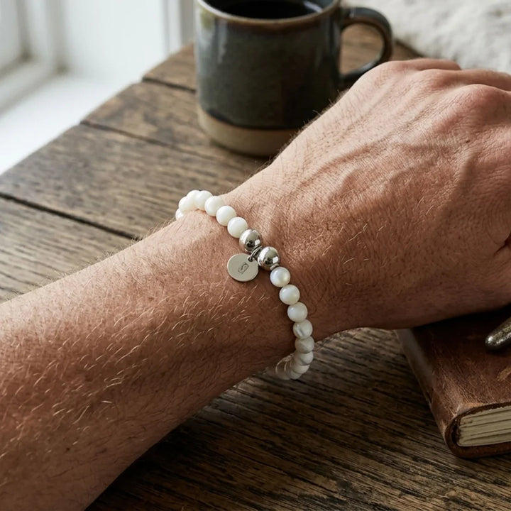Bodhi Beads Mother of Pearl Bracelet