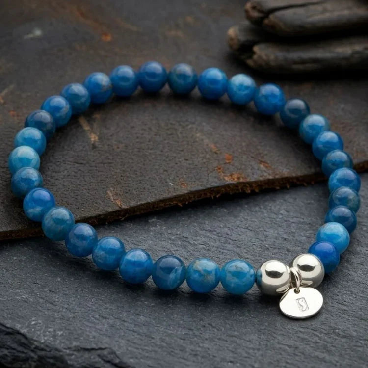 Bodhi Beads Blue Apatite Bracelet