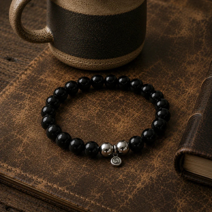 Bodhi Beads Black Onyx Unisex Bracelet