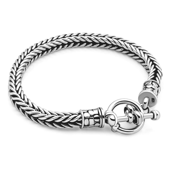 Tulang Naga Silver Bracelet (BRC4871)