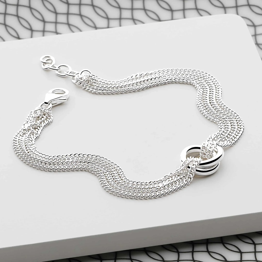 Links of Love Silver Bracelet (BRC7341)