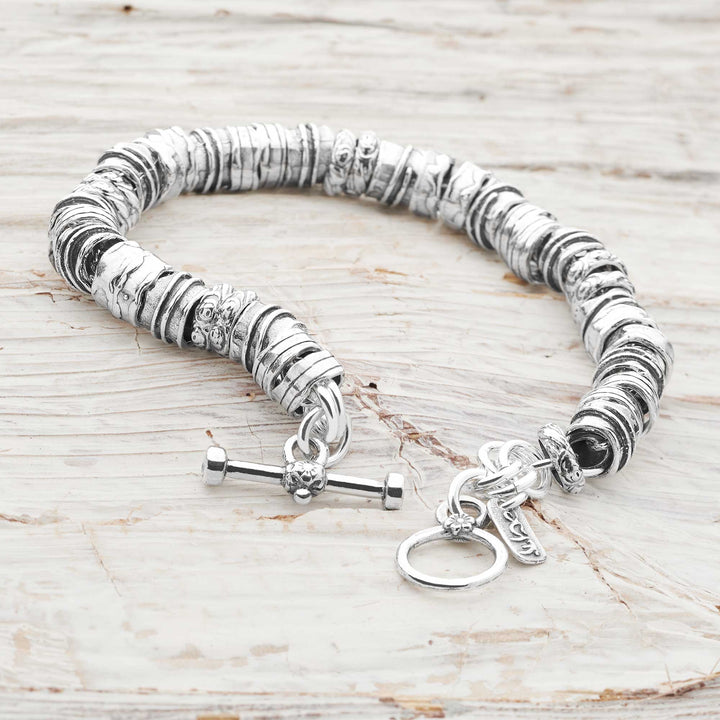 Mystical Halo Silver Bracelet (BRC8761)