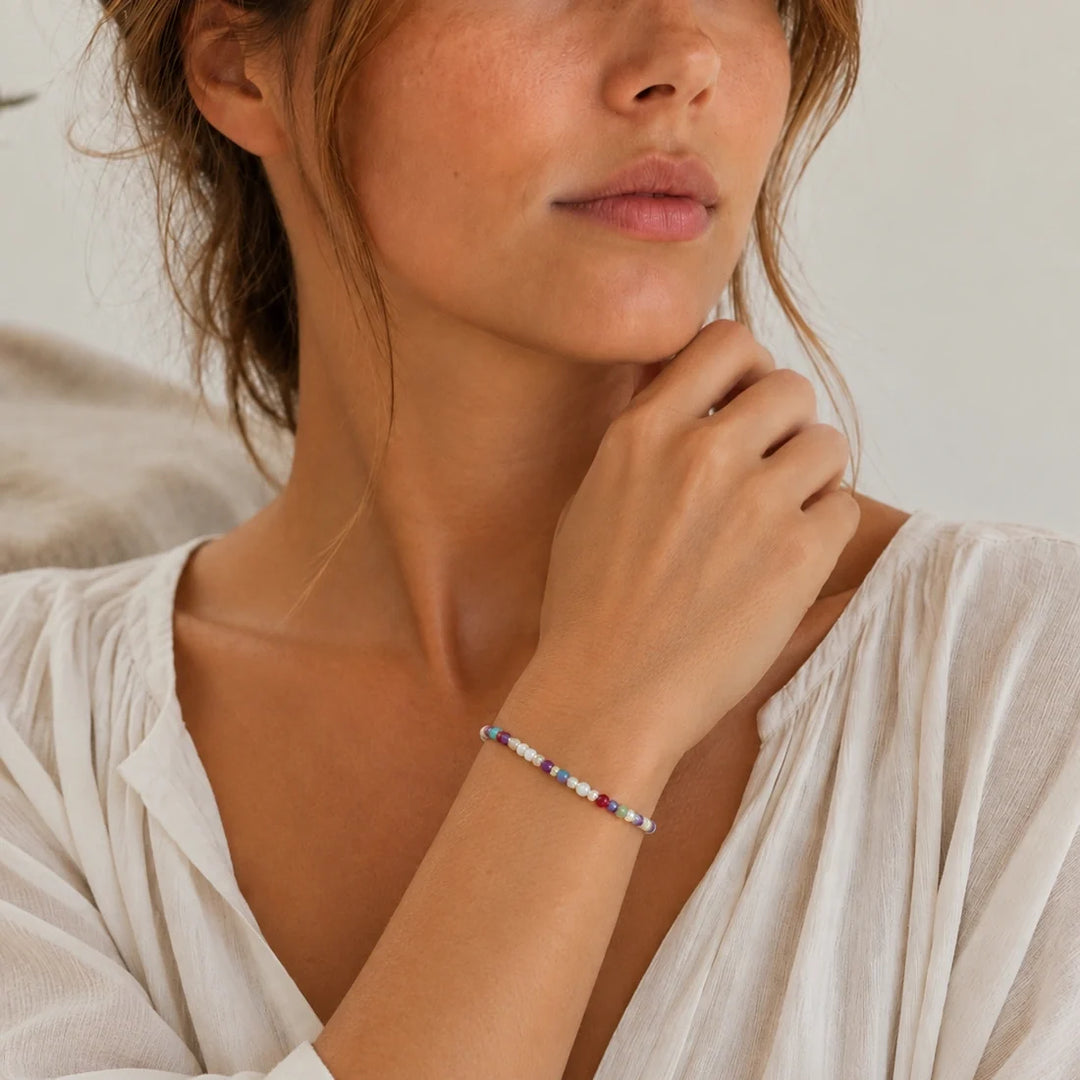 Harlequin Stone Bracelet