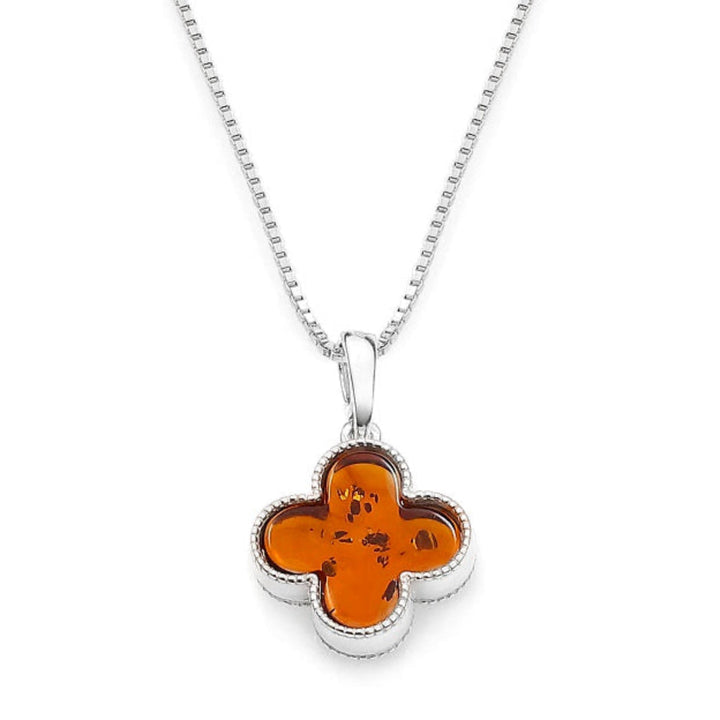 Clover Amber Necklace
