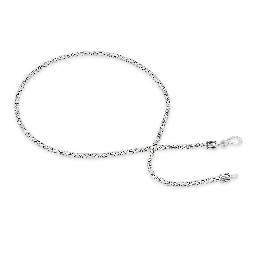 Borobudur Silver 2.5mm Wide Chain (CHN2511)