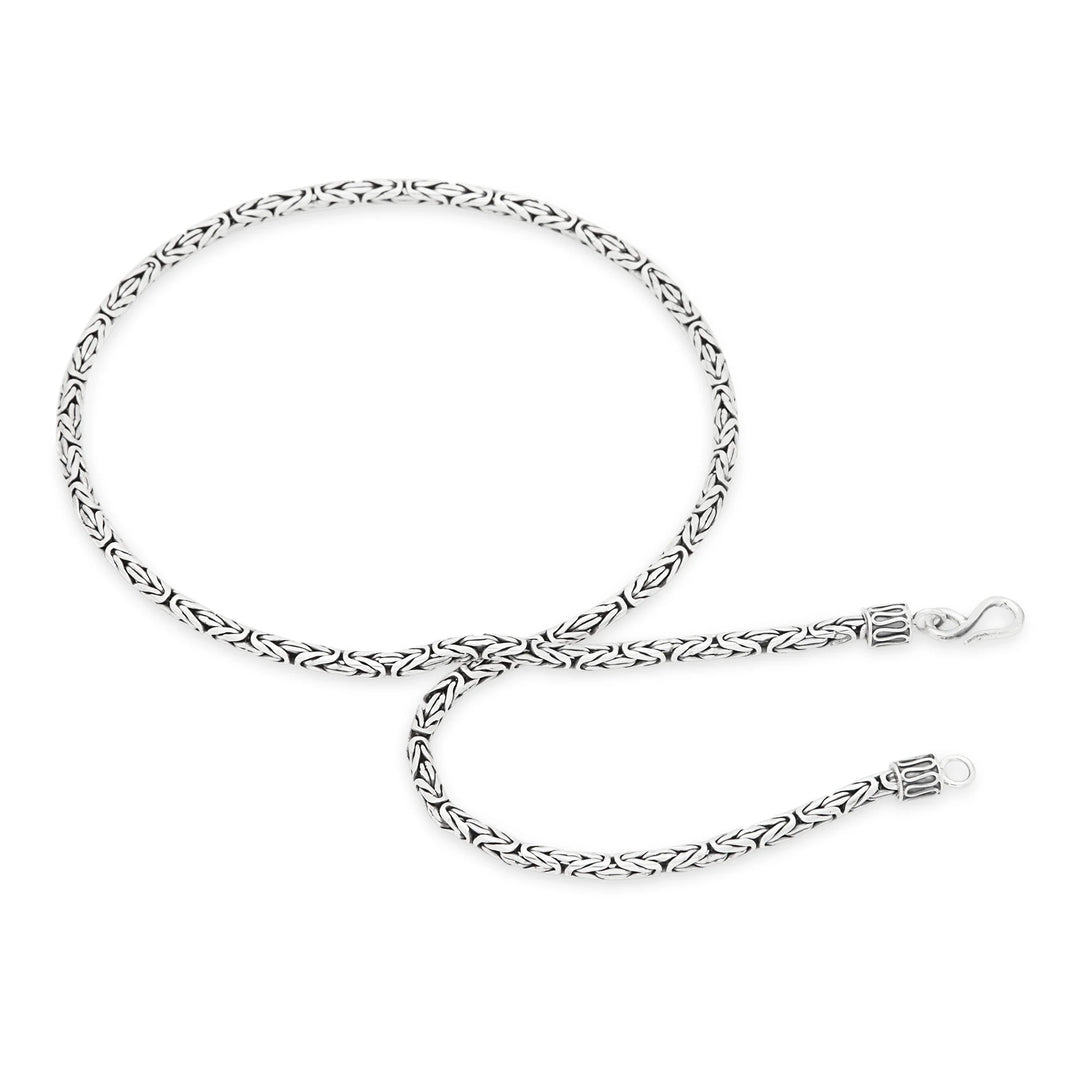 Borobudur Silver 3mm Wide Chain (CHN2531)