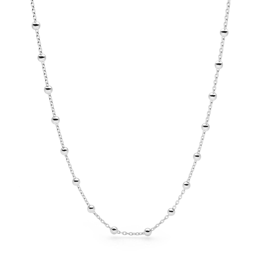 Isabella Silver Necklace (CHN12221)