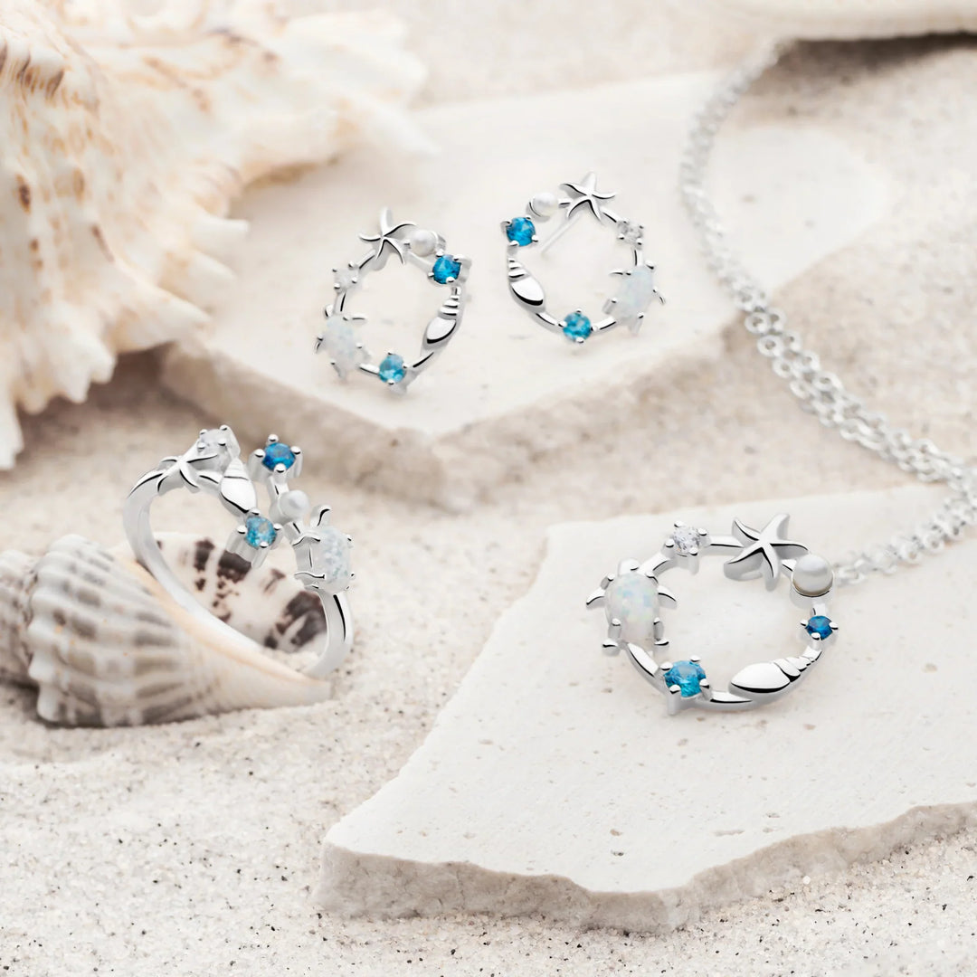 Blue Ocean Necklace (CHN13931)