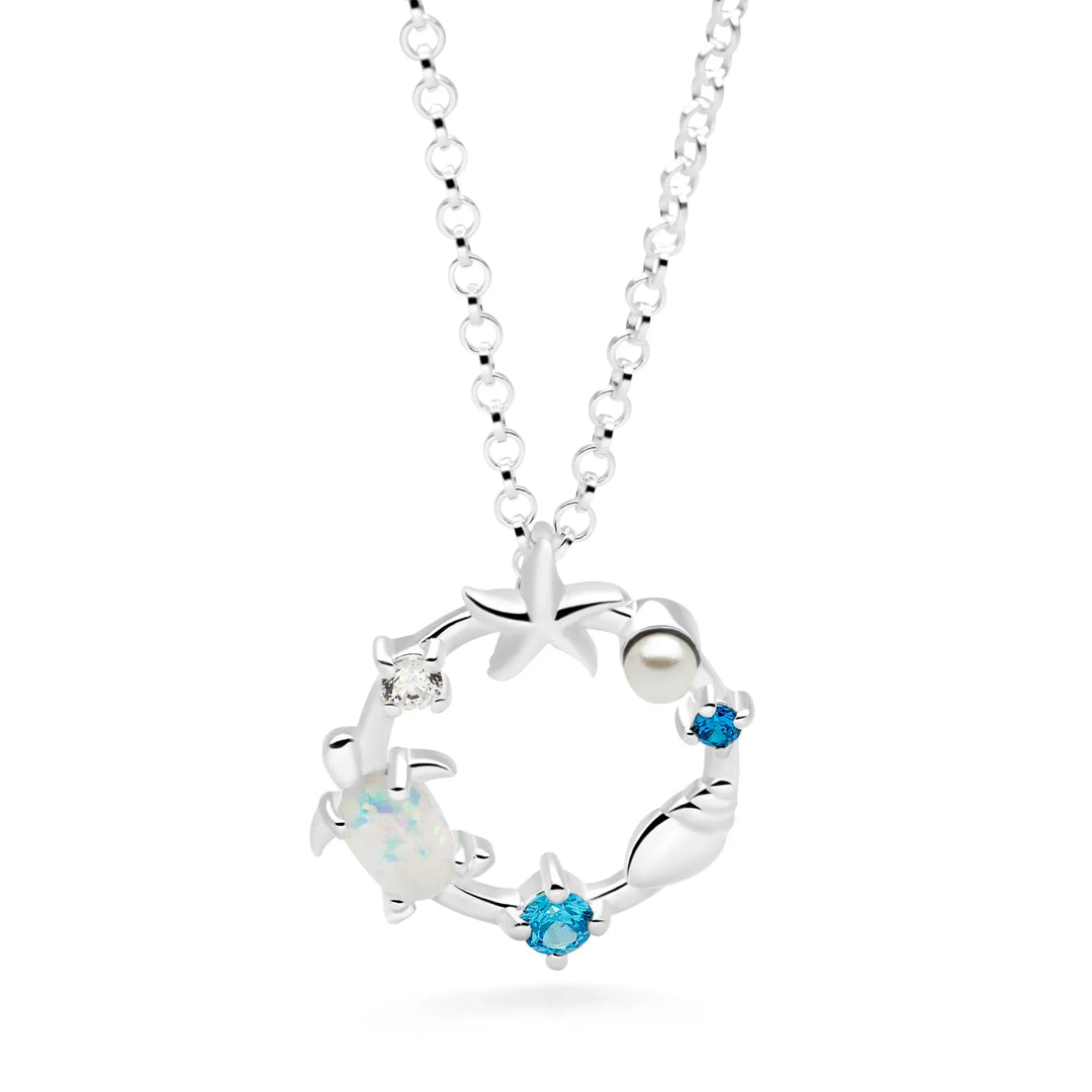 Blue Ocean Necklace (CHN13931)