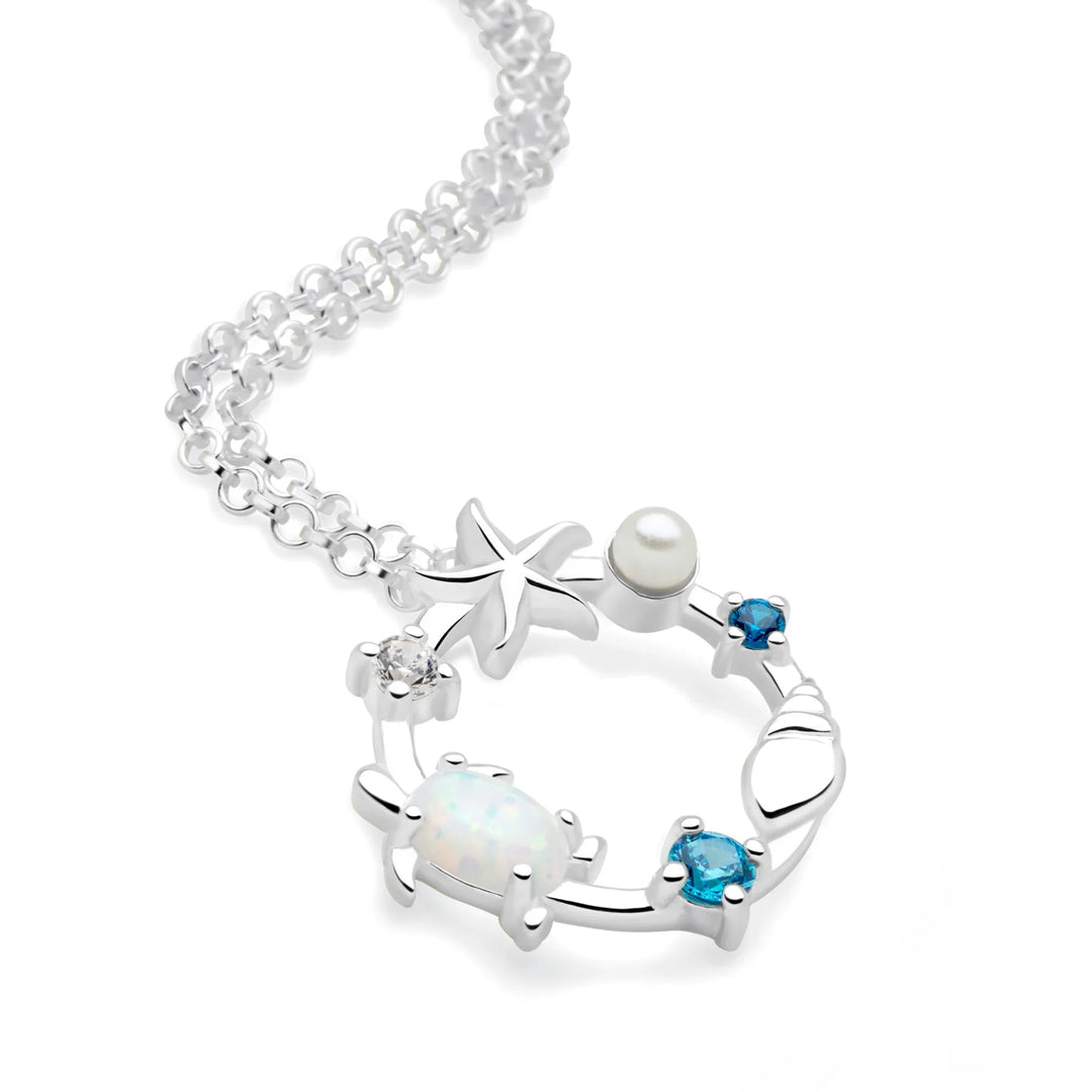 Blue Ocean Necklace (CHN13931)