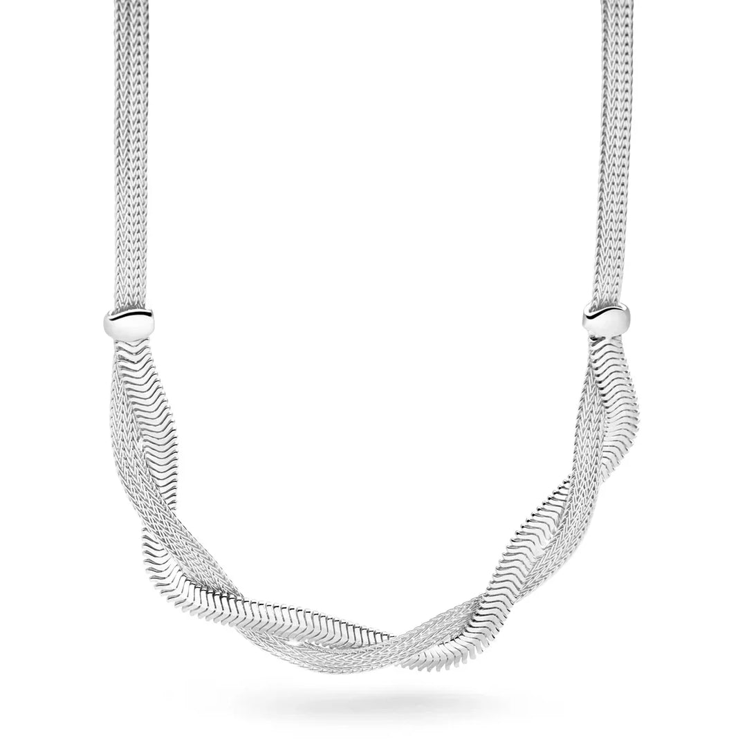 Herringbone Braid Necklace