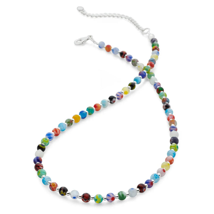 Venetian Glass Rainbow Necklace