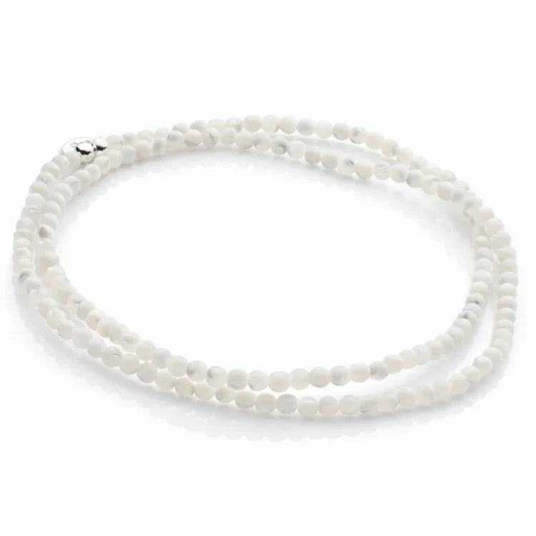 Bodhi Beads Mother of Pearl Necklace