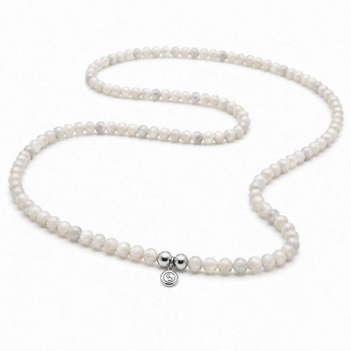 Bodhi Beads Mother Of Pearl Necklace
