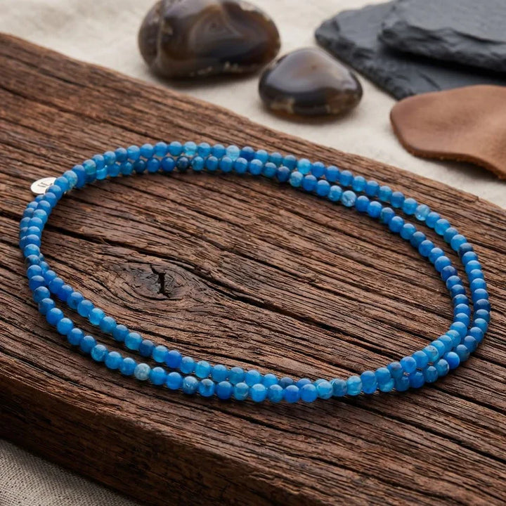 Bodhi Beads Blue Apatite Necklace