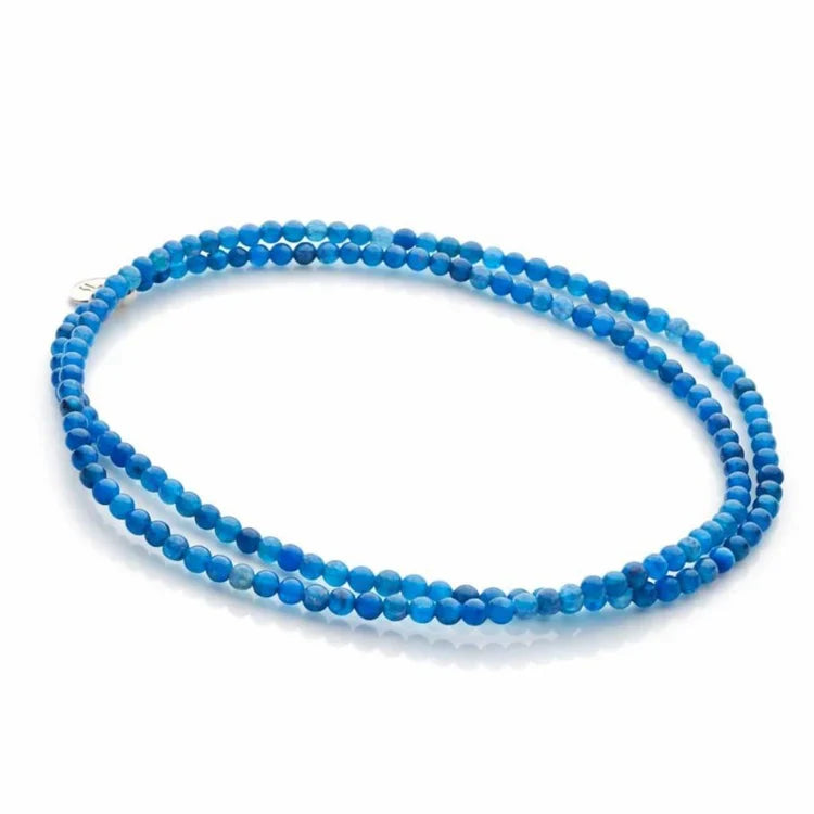 Bodhi Beads Blue Apatite Necklace