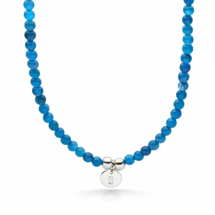 Bodhi Beads Blue Apatite Necklace