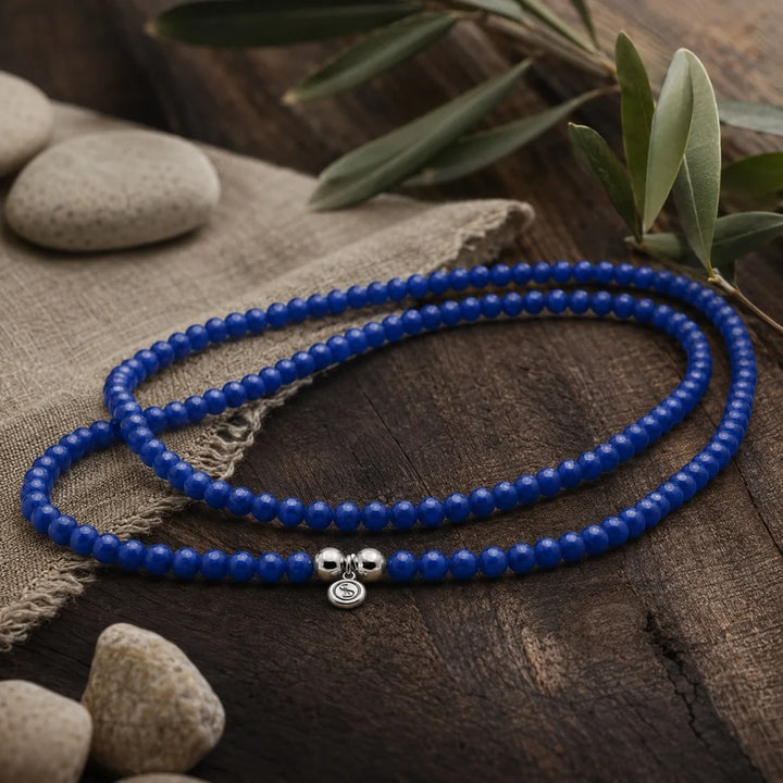 Bodhi Beads Blue Apatite Necklace