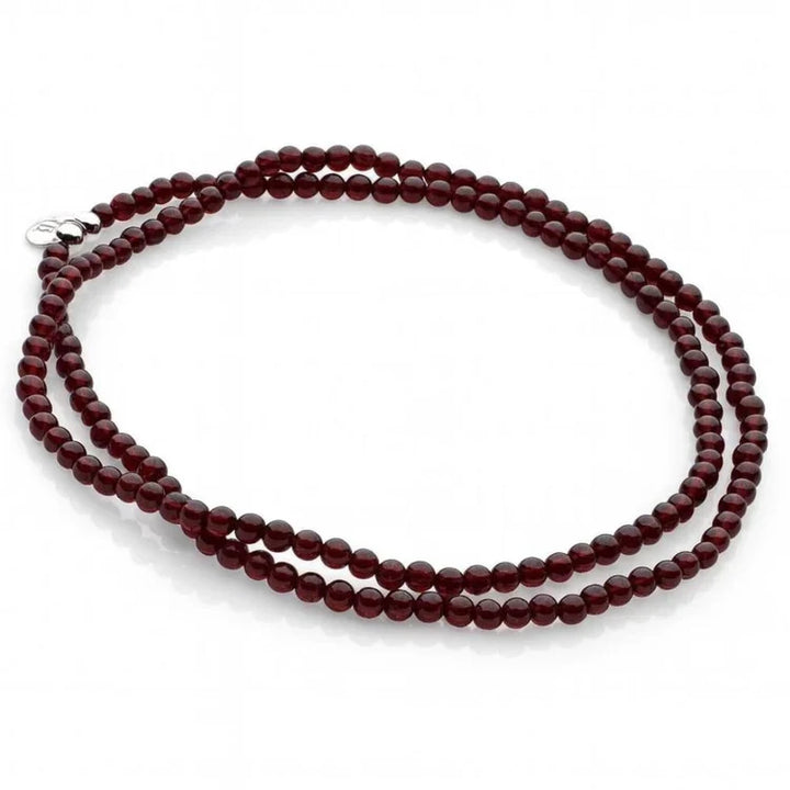 Bodhi Beads Red Agate Necklace