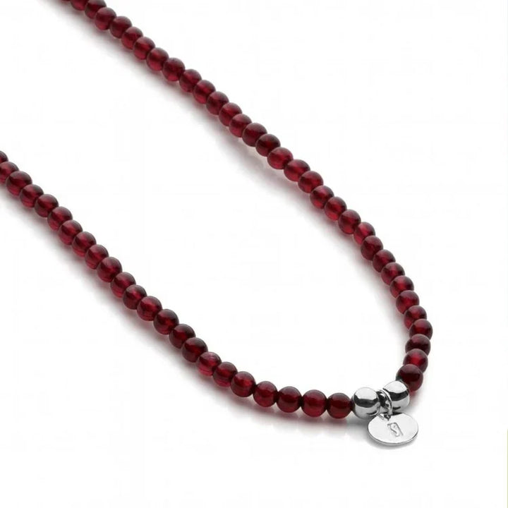 Bodhi Beads Red Agate Necklace