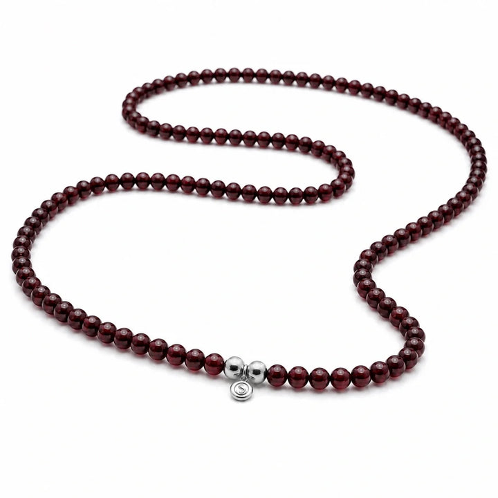 Bodhi Beads Red Agate Necklace