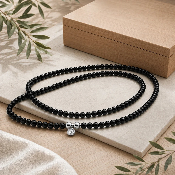 Bodhi Beads Black Onyx Necklace