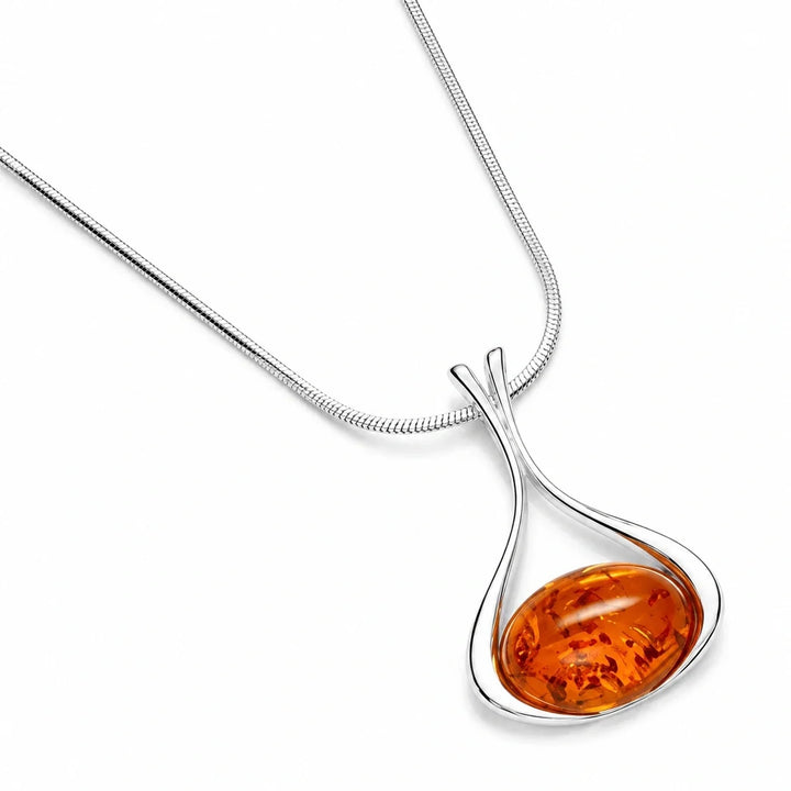 Gustav Nouveau Amber Necklace