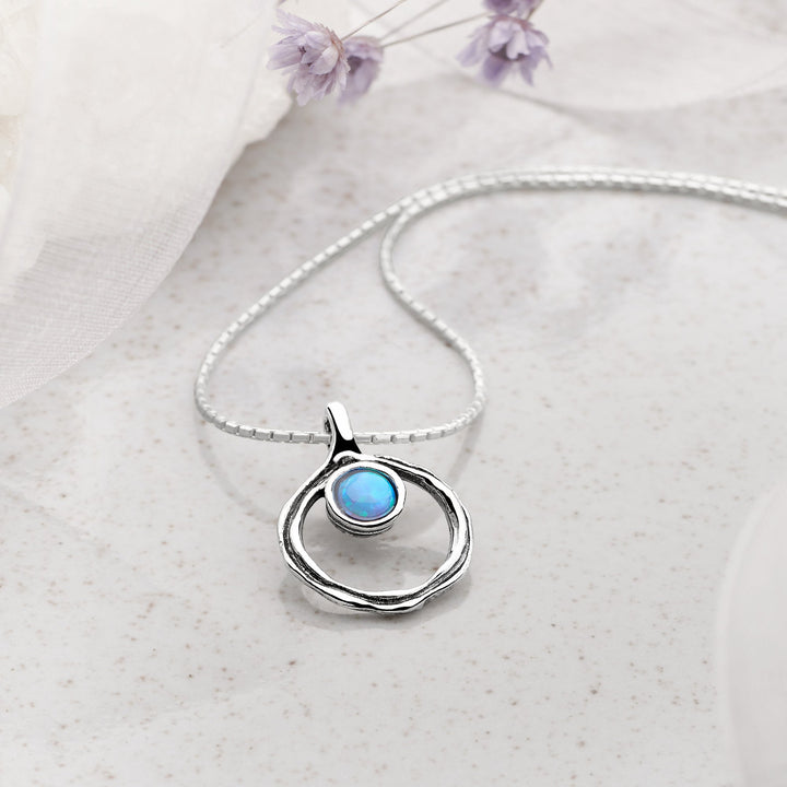 Halo Silver Necklace