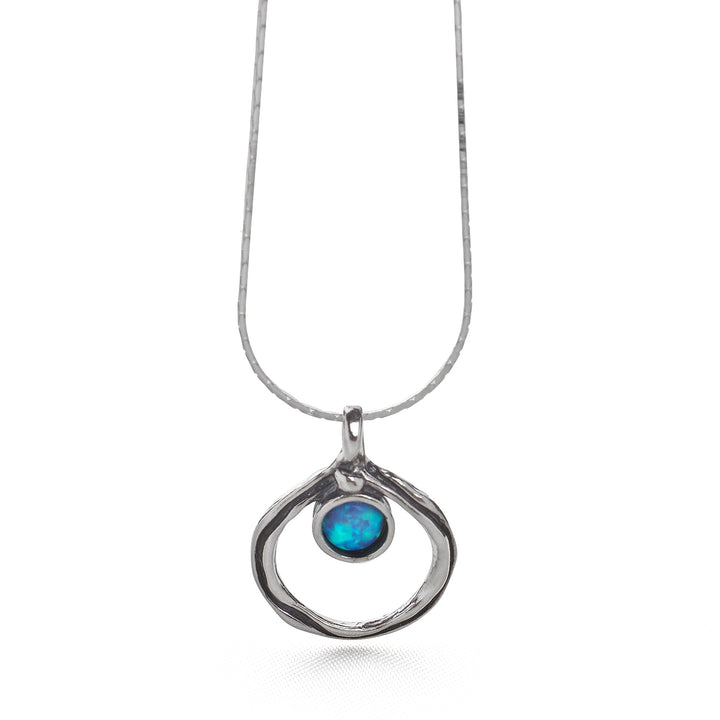 Halo Silver Necklace