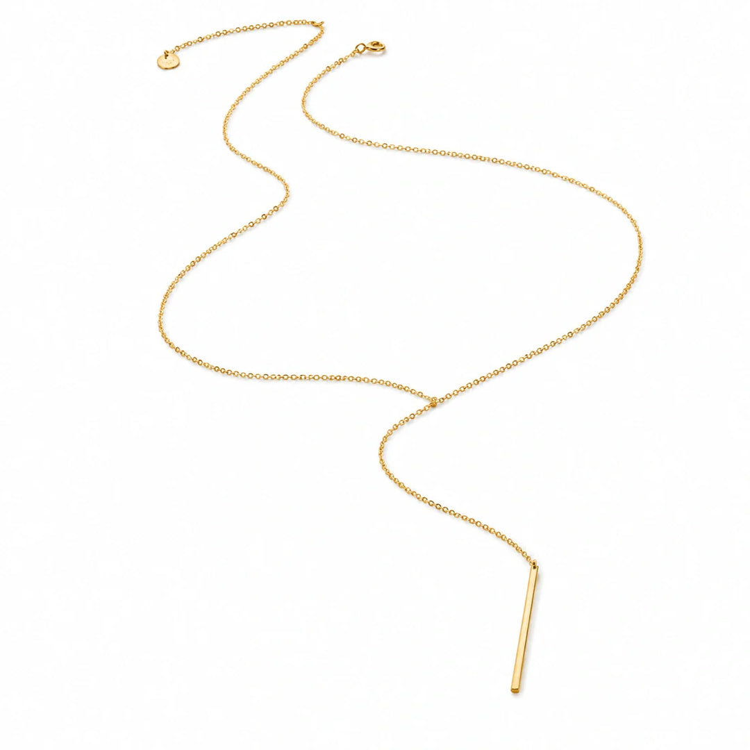 Vertical Gold Y-Shaped Chain