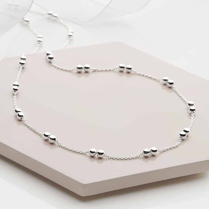 Isla Silver Necklace (CHN9831)