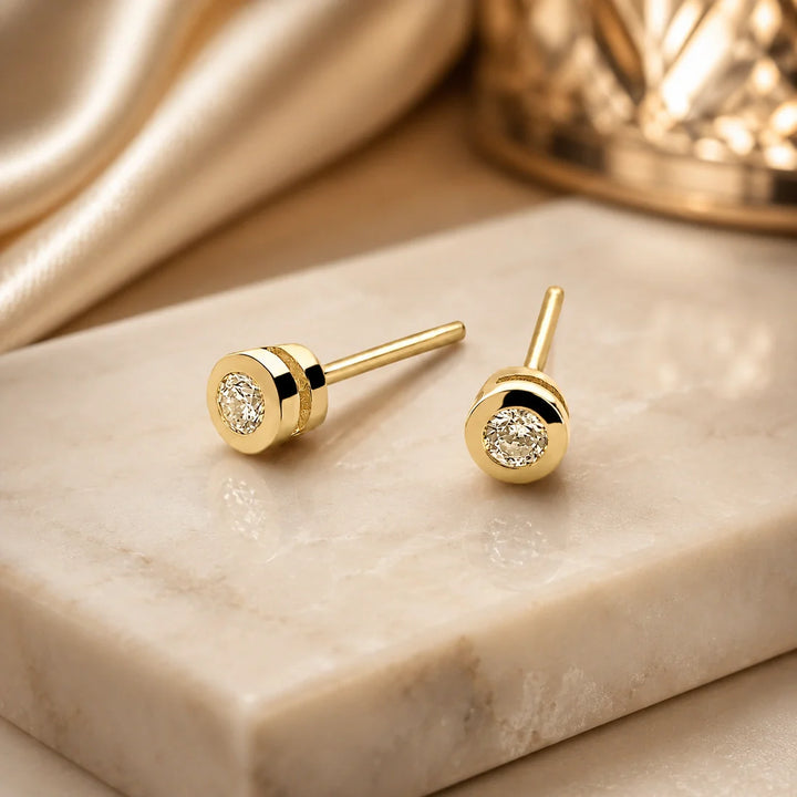 Gold Simply Sparkle Studs