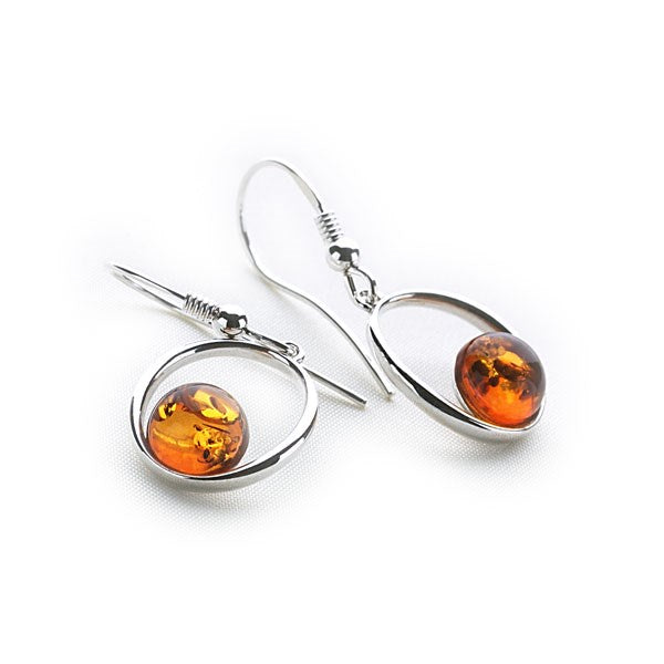 Macchiato Amber Earrings (E17561)