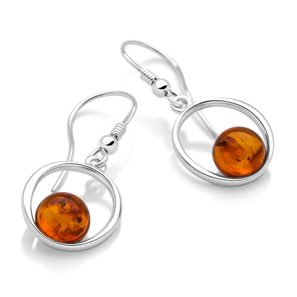 Macchiato Amber Earrings (E17561)