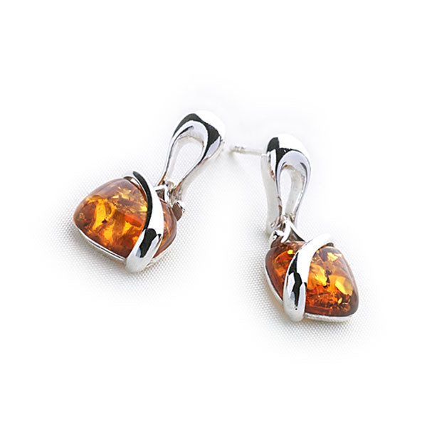 Cognac Honey Earrings (E17571)