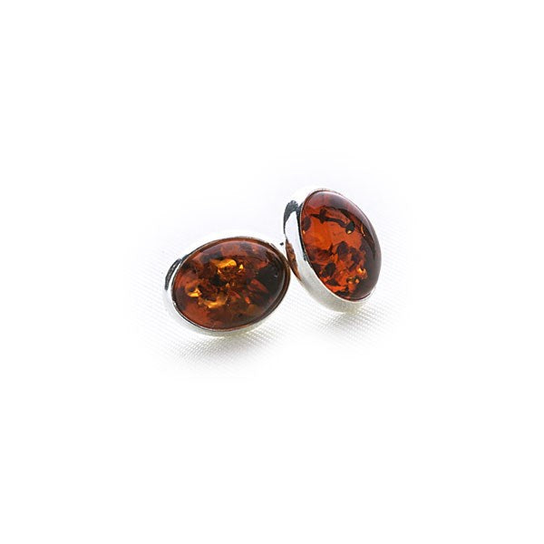 Timeless Amber Flame Studs (E18031)