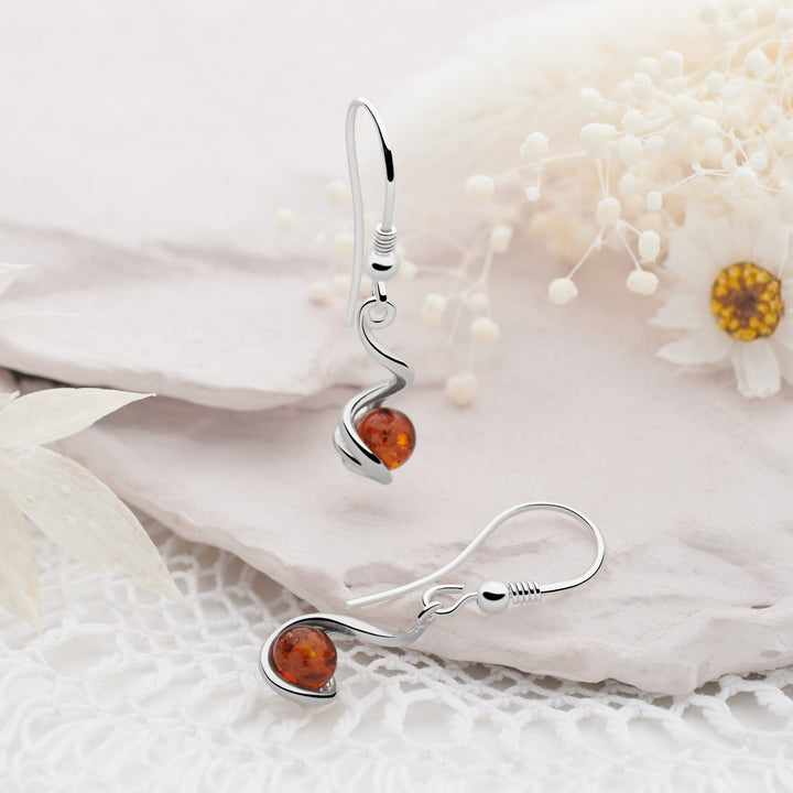 Lunae Amber Earrings (E18221)