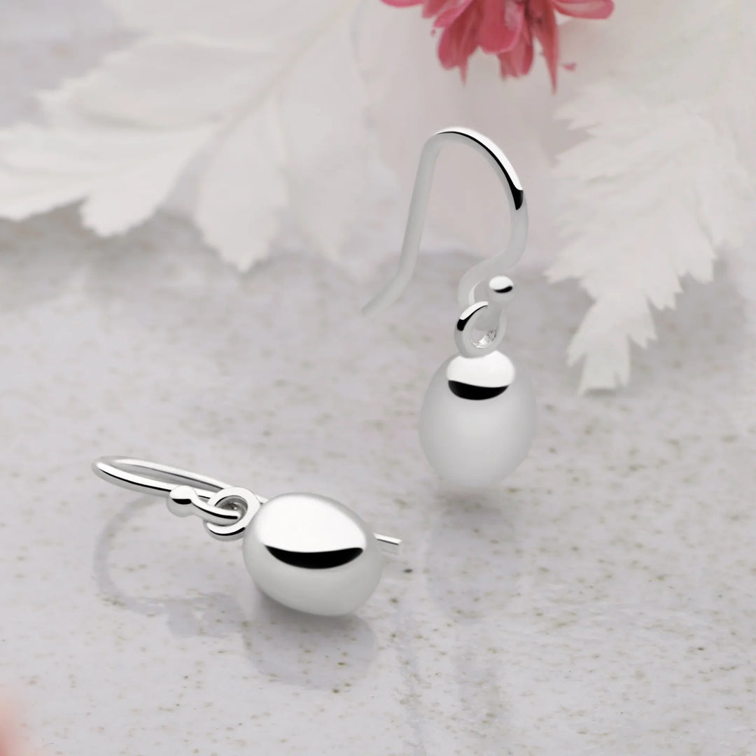 Silver Pearl Earrings (E33941)