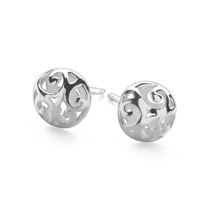 Rococo Silver Studs