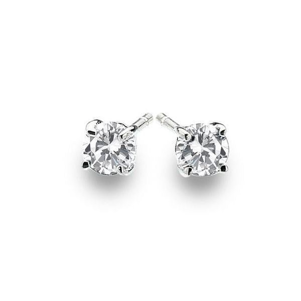 Solitaire Zirconia Studs 6mm (E36251)